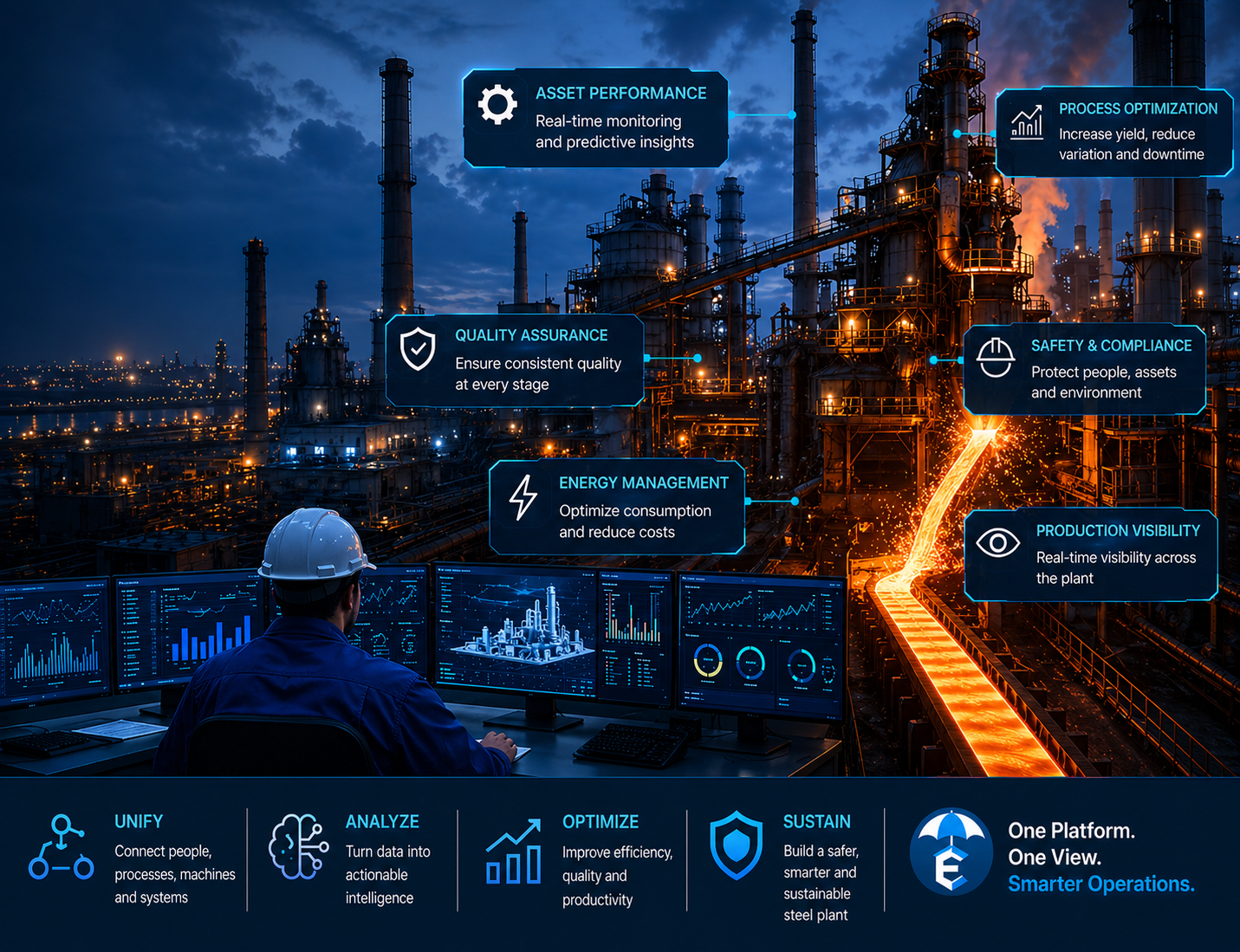 Steel Plant Visual